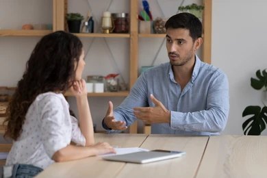Image showing a client and therapist in a therapy session