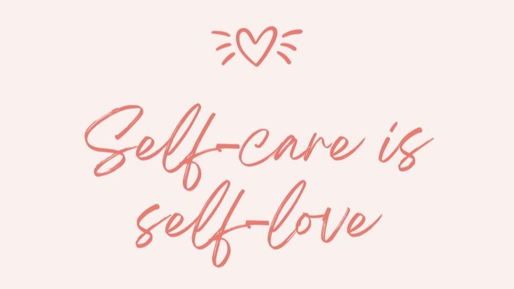 self-care is self-love. Positive self-talk means self-care